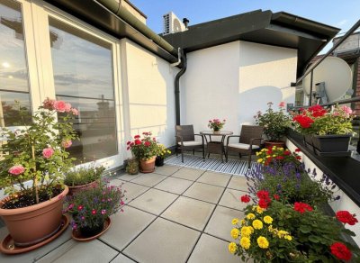 1030! Klimatisierte 3-Zimmer Dachgeschosswohnung mit Terrasse und 2 Bädern!