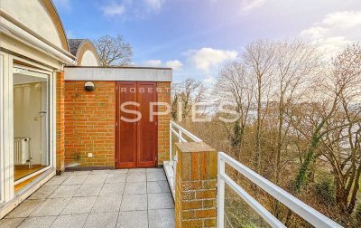 Großzügige 1-Zimmer-Wohnung mit Loggia und schönem Weserblick