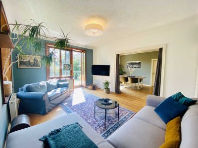 Moderne Wohnung mit Balkon und Garten in Top Elblage / Zwischenmiete 12.07 - 15.09.2024 (2 Monate)