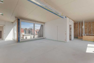 Außergewöhnlicher veredelter Dachgeschossrohling für bis zu 3 Wohneinheiten im Samaritakiez