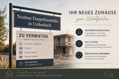 ERSTBEZUG | Geräumige 5-Raum-Doppelhaushälfte mit gehobener Innenausstattung | modernstes Wohnen