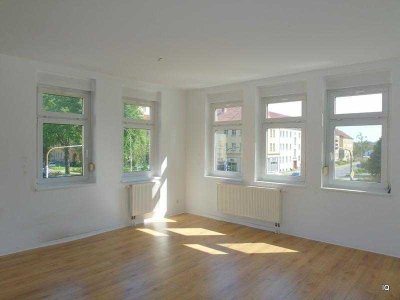 Große und helle 2-Zimmer-Wohnung mit neuem Laminatboden "Dielenoptik" und Bad mit Dusche