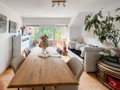 Attraktive 37,5m² 2-Zimmer-DG-Wohnung mit Südbalkon in begehrter Lage von Münster-Handorf
