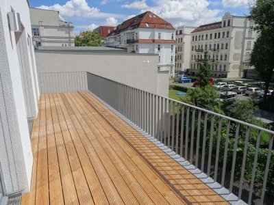 perfekte 4- Zimmerdachgeschosswohnung absolut ruhig in der Leipziger Südvorstadt