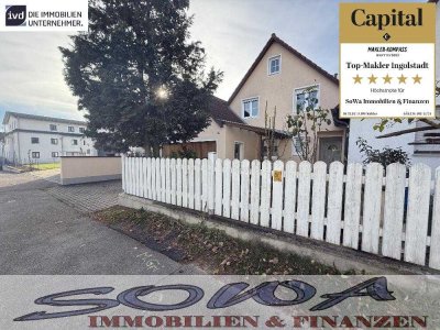 Einzugsbereit! Zentrumsnahes Einfamilienhaus mit guter Raumaufteilung und einer großen Garage im ...