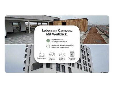 Modernes 1 Zimmer Neubau Apartment neben der Uni – Erstbezug & Top Ausstattung  - vormerken lassen