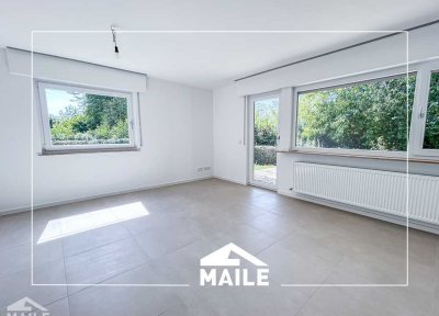 Moderne 2-Zimmer-Wohnung im Erstbezug nach Kernsanierung mit Garten