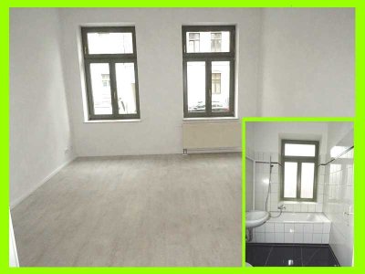 Große 2-Raum-Wohnung - Fensterbad mit schicken Hochglanzfliesen - Balkon