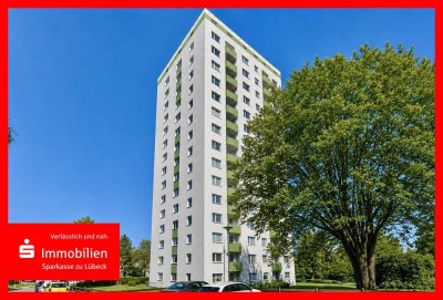 Einzugsbereite 3-Zimmer-Wohnung mit Balkon und Weitblick