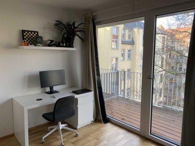 Nachmieter gesucht – Möblierte 1-Zimmer-Wohnung, Neubau, Äußere Neustadt