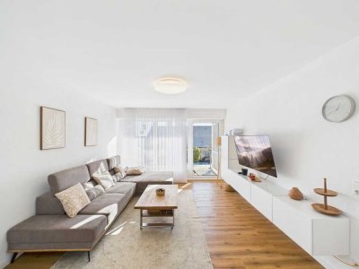 Einziehen und wohlfühlen! Renov. 4 Zimmer Whg., gute Lage, Balkon, Garage, Garten, TLB, EBK, Keller