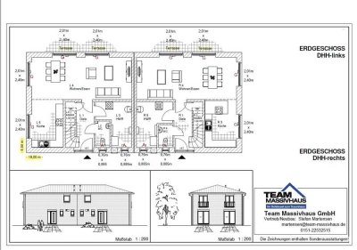 Mit Sicherheit gut gebaut! .... Das ist TEAM-Massivhaus. Neubau Stadtvilla-Doppelhaushälfte/KfW-40
