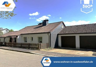 VR IMMO: Zweifamilienhaus mit Doppel-Garage in Lüdenscheid-Wettringhof zu verkaufen.