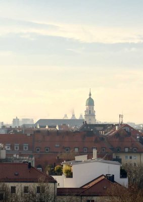 Skyline Penthouse mit 288 qm Dachterrasse in Schwabing