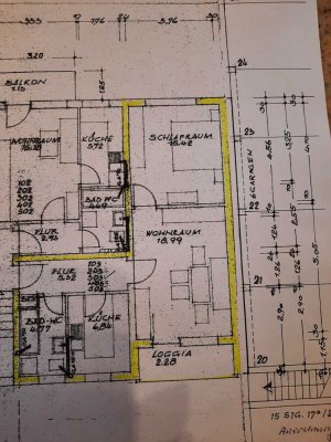 Helle 2-Zimmer Wohnung mit Balkon im 3. OG in Neugablonz