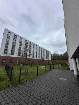 Nachmieter gesucht! Möblierte 1-Zimmer Wohnung mit Balkon im EG in Mainz