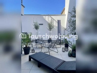 Tauschwohnung: Nordend 3-Zimmer-Wohnung; große Terrasse in ruhiger Lage