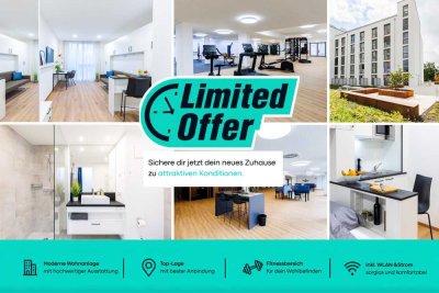 Möbliertes All-In Apartment | WLAN, Strom & Fitness inklusive |