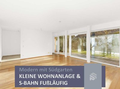 Moderne Gartenwohnung fußläufig zur S-Bahn | Frisch gestrichen zum Einzug bereit