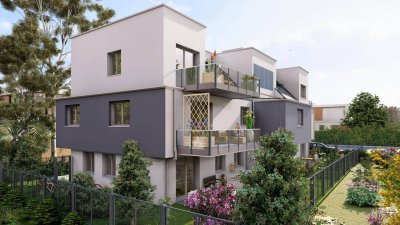 Projekt Ferdinand: Wohntraum Dachgeschosswohnung mit 2 Zimmer und Balkon 10 m² - schlüsselfertig - barrierefrei – provisionsfrei