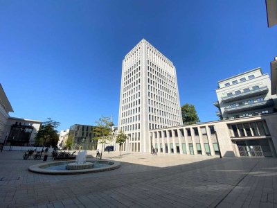 Teilmöblierte 2 Zimmer-Luxuswohnung im Gerling Quartier mit Loggia, Concierge und Fitnessraumnutzung