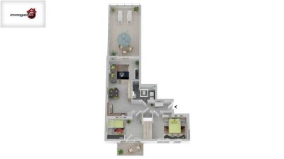 WOW Traum Penthouse Wohnung Neubau  mit Dachterrasse in Top Wohnlage Bieber Nord