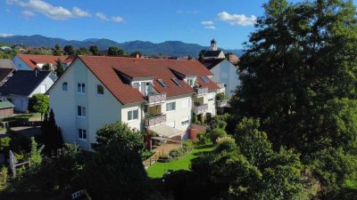 Ruhe, Weitblick und Stadtnähe - Vermietete 3-Zimmer-Wohnung am Ortsrand von Kirchhofen