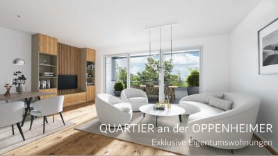 Exklusive 5-Zimmerwohnung mit Sonnenbalkon und herrlichem Blick im QUARTIER an der OPPENHEIMER
