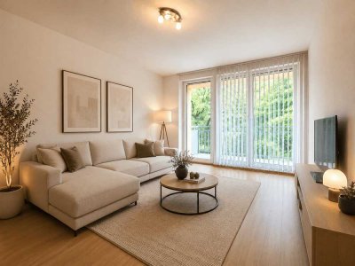 Potsdam Living - Solide Kapitalanlage, 2-Zimmer-Wohnung mit Süd-Loggia in grüner, ruhiger Lage