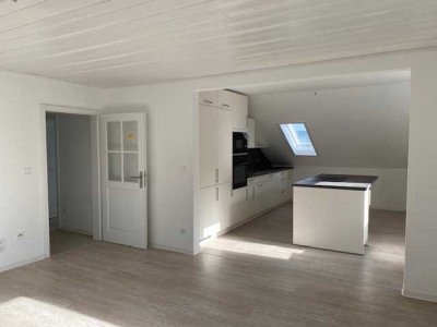 neu renovierte DG-Wohnung mit 4 Zimmern und Balkon in Bischberg