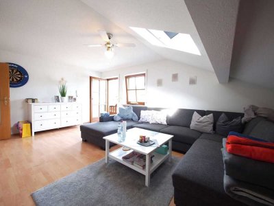 Helle 3-Zimmer Wohnung bei Traunstein - Holzpelletheizung, Balkon, Tiefgarage