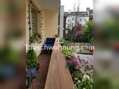 Tauschwohnung: Helle und ruhige 3-Zimmerwohnung in Flingern