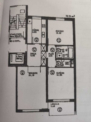 Vermiete schöne und helle 3 ZimmerWohnung, befristet, Verlängerung möglich