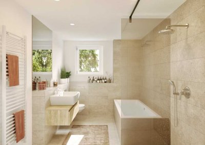 Baustellenberatung: Sa, 22.11. von 11-13 Uhr, Sonnige 3-Zi.-Wohnung im 1. OG mit großem Balkon