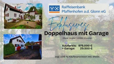 DHH mit einem wunderschönen eingewachsenen Garten im München-Laim