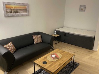 Stilvolle, neuwertige 1-Raum-Wohnung mit gehobener Innenausstattung in Frankfurt am Main, Rödelheim