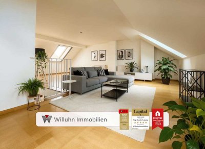 Bezugsfreie Maisonettewohnung | Balkon | Einbauküche | Garage