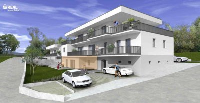 Moderne 2-Zimmer-Gartenwohnung - Design trifft Panorama