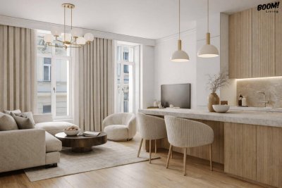 Stilvolle City-Wohnung mit Balkon in absoluter Bestlage des 3. Bezirks
