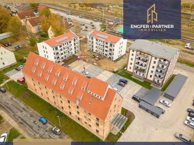 Moderne 3-Zimmer-Dachgeschosswohnung mit Balkon in Bützow!