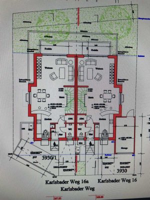 Neubau projektierte Doppelhaushälfte Waldbronn Rück II Panoramaweg