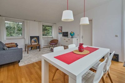 Möblierte Wohnung HH Westen Rissen 2 Zi Küche Bad Balkon 53qm Gepflegt