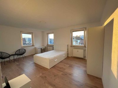 Schönes vollmöbliertes 1-Zimmerapartment im Zentrum Heidenheims mit Schlossblick