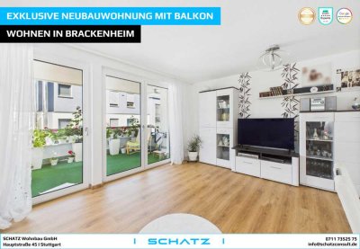 Lichtdurchflutete Neubauwohnung mit Balkon und Tiefgaragenstellplatz