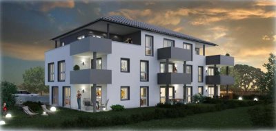 2,5-Zimmer Wohnung mit Terrasse, Einbauküche und Garten