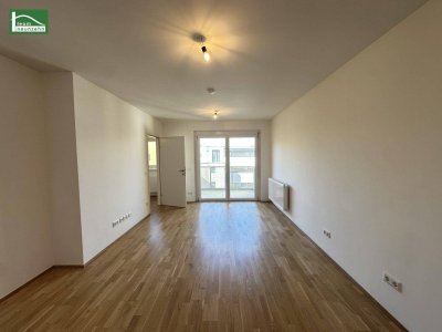 LEO 131 - Hofseitige Neubau-Wohnung mit Schrankraum und Abstellraum! Nur 4 Bus-Stationen zum Bahnhof Floridsdorf und viel Grün in der Nähe!