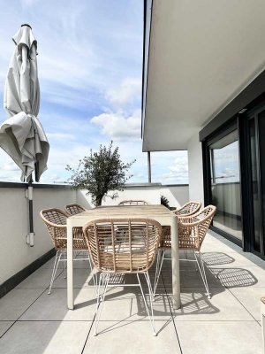 Einzigartiges puristisches 5,5-Zimmer-Penthouse