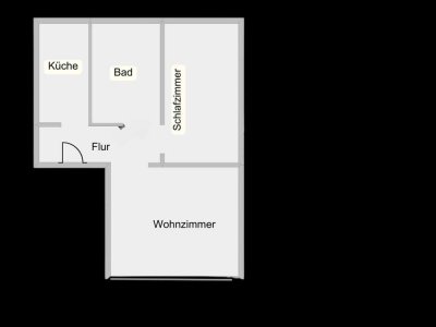 Komplett möblierte und renovierte Zweizimmerwohnung