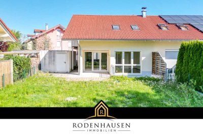Moderne Doppelhaushälfte mit großem Garten in ruhiger Ortsrandlage von Gröbenzell