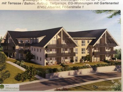 FAST NEU, Geräumige Zweizimmer Wohnung zur Miete in Altusried